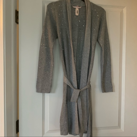 Victoria’s Secret belted cardigan with sequins - Picture 2 of 5